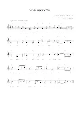 scarica la spartito per fisarmonica Moja Ojczyzina (Mijn Vaderland) (Slow Rock) in formato PDF