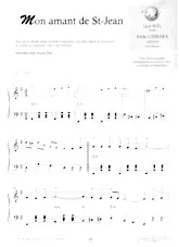 descargar la partitura para acordeón Mon amant de St-Jean (Interprètes : Lucienne Delyle / Patrick Bruel) (Valse) en formato PDF