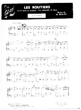 download the accordion score Les routiers (Sur le thème du feuilleton : Les hommes de rose) (Interprété par : André Verchuren) (Valse) in PDF format