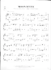 descargar la partitura para acordeón Moon River en formato PDF