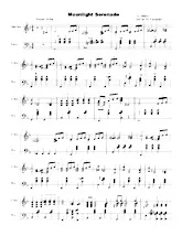 télécharger la partition d'accordéon Moonlight serenade (Arrangement : M Lichachev) (Slow) au format PDF