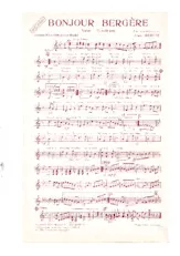 descargar la partitura para acordeón Bonjour bergère (Valse Tyrolienne) en formato PDF