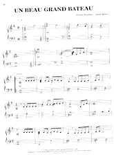 télécharger la partition d'accordéon Un beau grand bateau (Piano Solo) au format PDF