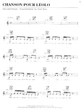 scarica la spartito per fisarmonica Chanson pour Léolo (Chant : Ginette Reno) in formato PDF