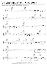 descargar la partitura para acordeón Je voudrais voir New York en formato PDF