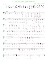 télécharger la partition d'accordéon Als een lied (Cent mille chansons) (Arrangement : Luc Markey) (Chant : Dana Winner) (Valse Lente) au format PDF