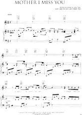 scarica la spartito per fisarmonica Mother I miss you (Chant : John Tesh) (Slow Ballade) in formato PDF