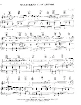 download the accordion score Muestrame tus caminos (Gospel Ballade) in PDF format
