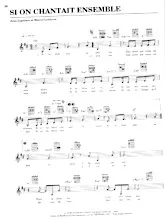 scarica la spartito per fisarmonica Si on chantait ensemble in formato PDF