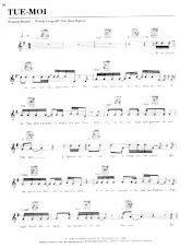télécharger la partition d'accordéon Tue-moi (Chant : Dan Bigras) au format PDF