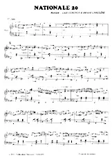 download the accordion score Nationale 20 (Java) in PDF format