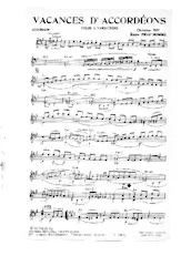 download the accordion score Vacances d'accordéons (Valse à Variations) in PDF format