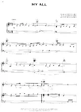 download the accordion score My all (Slow) in PDF format