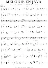 download the accordion score Mélodie en Java in PDF format