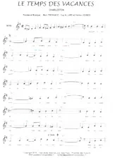 download the accordion score Le temps des vacances (Charleston) in PDF format