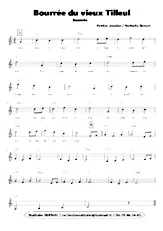 download the accordion score Bourrée du vieux tilleul in PDF format