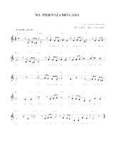 descargar la partitura para acordeón My, pierwsza brygada (Wij, de eerste brigade) (Polish legionary song) (Marche) en formato PDF