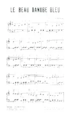 télécharger la partition d'accordéon Le Beau Danube Bleu (Arrangement de Charles Demaele) (Valse viennoise) au format PDF