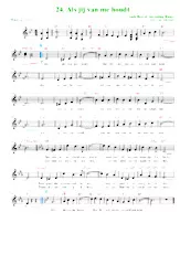 descargar la partitura para acordeón Als jij van me houdt (Arrangement : Luc Markey) (Valse) en formato PDF