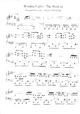 télécharger la partition d'accordéon Blinding Lights (Arrangement Piano : Gaëlle Sadaune) au format PDF