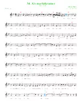 descargar la partitura para acordeón Als marktkramer (Arrangement : Luc Markey) (Chant : Eddy Wally) (Valse) en formato PDF