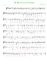 télécharger la partition d'accordéon Bij ons in de Jordaan (Arrangement : Luc Markey) (Chant : Johnny Jordaan) (Marche) au format PDF