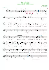 télécharger la partition d'accordéon Chérie (Arrangement : Luc Markey) (Chant : Eddy Wally) (Tango) au format PDF