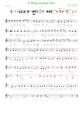 télécharger la partition d'accordéon Diep in mijn hart (Arrangement : Luc Markey) (Chant : Jo Leemans) (Slow Fox-Trot) au format PDF