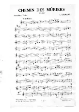 download the accordion score Chemin des mûriers (Boléro) in PDF format