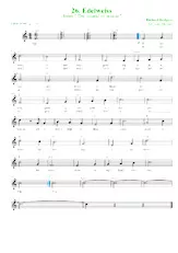 scarica la spartito per fisarmonica Edelweiss (Du Film : The sound of the music) (Arrangement : Luc Markey) (Chant : Jo Vally) (Valse Lente) in formato PDF
