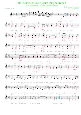 télécharger la partition d'accordéon Eerbied voor jouw grijze haren (Arrangement : Luc Markey) (Chant : Gert Timmerman) (Valse Lente) au format PDF