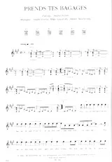 download the accordion score Prends tes bagages (Interprètes : Les Colocs) in PDF format