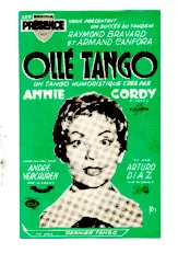 download the accordion score Ollé Tango (Création : Annie Cordy) (Orchestration Complète) (Tango Humoristique) in PDF format