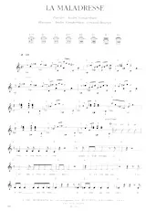 descargar la partitura para acordeón La maladresse (Interprètes : Les Colocs) en formato PDF