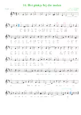 télécharger la partition d'accordéon Het plekje bij die molen (Daar bij die molen) (Arrangement : Luc Markey) (Chant : Jo Vally) (Valse) au format PDF