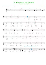 télécharger la partition d'accordéon Hier staan tot afscheid (Schots Volkslied) (Arrangement : Luc Markey) (Slow Ballade) au format PDF