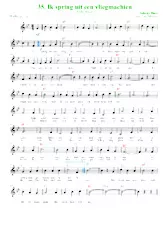 télécharger la partition d'accordéon Ik spring uit een vliegmachien (Arrangement : Luc Markey) (Chant : Eddy Wally) (Valse) au format PDF