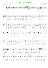 télécharger la partition d'accordéon La Paloma (Arrangement : Luc Markey) (Chant : Jo Vally) (Tango) au format PDF