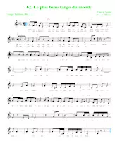download the accordion score Le plus beau tango du monde (Arrangement : Luc Markey) (Chant : Tino Rossi) in PDF format