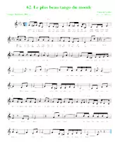 descargar la partitura para acordeón Le plus beau tango du monde (Arrangement : Luc Markey) (Chant : Tino Rossi) en formato PDF