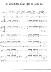 download the accordion score Je voudrais tant que tu sois là (Chant : Serge Lama) in PDF format