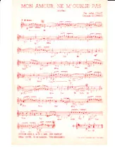 download the accordion score Mon Amour, ne m'oublie pas (Boléro) in PDF format