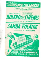 scarica la spartito per fisarmonica Boléro des sirènes (Orchestration) in formato PDF