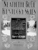 télécharger la partition d'accordéon Neath the blue Kentucky skies (Slow Fox-Trot) au format PDF