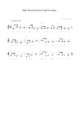 download the accordion score Nie masz pana nad ulana (Valse lente) in PDF format