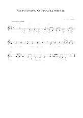 descargar la partitura para acordeón Nie po to bóg nam polske wrócil (Marche) en formato PDF
