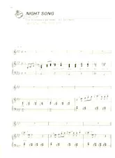 scarica la spartito per fisarmonica Night song (Slow) in formato PDF