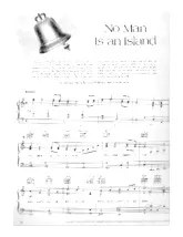 scarica la spartito per fisarmonica No man is an Island (Ballade) in formato PDF