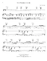 scarica la spartito per fisarmonica No podria vivir (Chant : Marcos Witt) (Disco Rock) in formato PDF