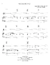 scarica la spartito per fisarmonica Noche de Paz (Chant : Marcos Witt) (Valse Lente) in formato PDF